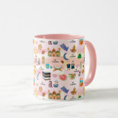 Islamischer Kinderbecher – Buntes Eid und Ramadan Tasse (VorderseiteRechts)