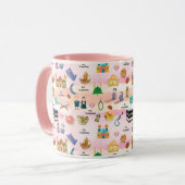 Islamischer Kinderbecher – Buntes Eid und Ramadan Tasse (Vorderseite Links)