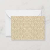 Islamischer Lampenstil Danke Karte (Rückseite)