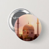Islamischer Moscheen-Knopf Button (Vorne & Hinten)