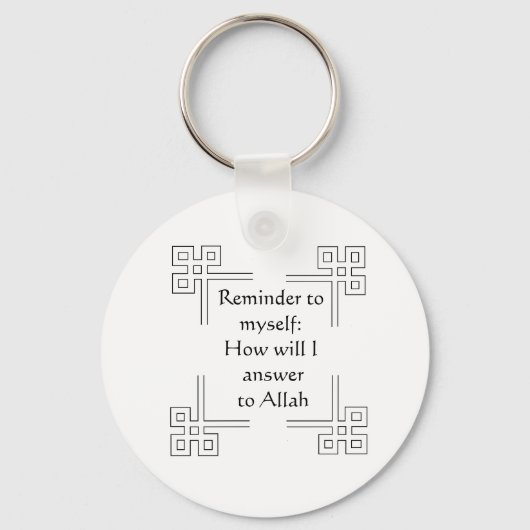 Islamischer Schlüsselanhänger (Vorderseite)