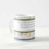 Islamischer Tassenentwurf Kaffeetasse (Vorderseite Links)