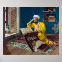 Islamischer Theologe mit Koran | Osman Hamdi Bey |