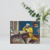 Islamischer Theologe mit Koran | Osman Hamdi Bey | Postkarte (Stehend Vorderseite)
