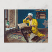 Islamischer Theologe mit Koran | Osman Hamdi Bey | Postkarte (Vorderseite)