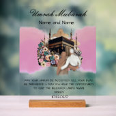 Islamischer Umrah Mubarak Acrylschild (Neutral)