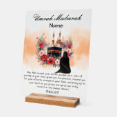 Islamischer Umrah Mubarak Acrylschild (Winkel)