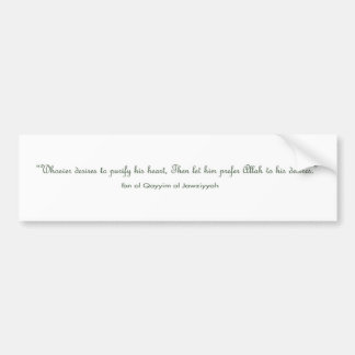 Islamischer Zitataufkleber Autoaufkleber