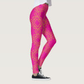 Islamisches Arab-Muster hell rosa Leggings (Rechts)