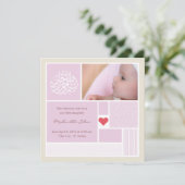 Islamisches Baby aqiqah Einladung (Stehend Vorderseite)