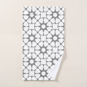 Islamisches geometrisches Muster arabisches Design Handtuch