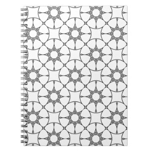 Islamisches geometrisches Muster arabisches Design Notizblock