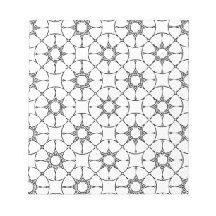 Islamisches geometrisches Muster arabisches Design Notizblock