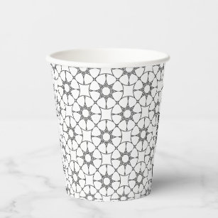 Islamisches geometrisches Muster arabisches Design Pappbecher