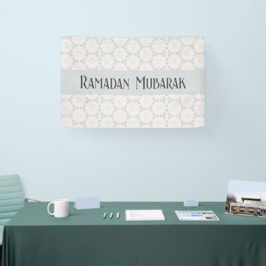 Islamisches geometrisches Muster Banner (Messe)