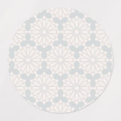 Islamisches geometrisches Muster Etiketten (Design 2)