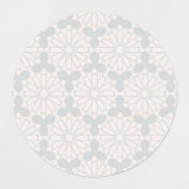 Islamisches geometrisches Muster Etiketten (Design 1)