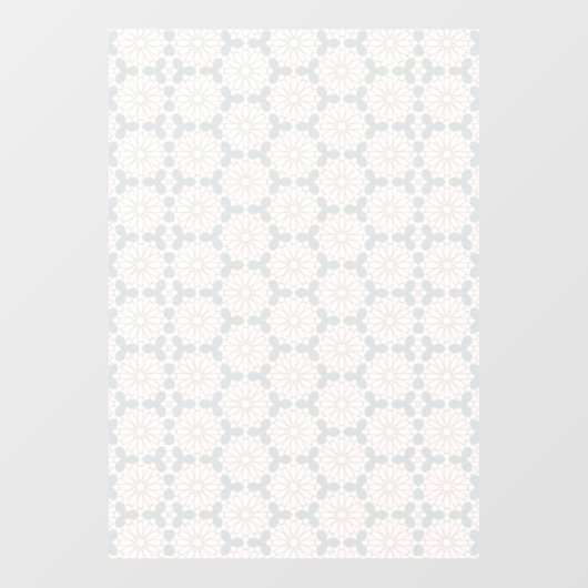 Islamisches geometrisches Muster Fensteraufkleber (Blatt)