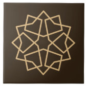 Islamisches geometrisches Muster Fliese (Vorderseite)