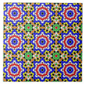 Islamisches geometrisches Muster Fliese (Vorderseite)