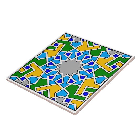 Islamisches geometrisches Muster Fliese (Seite)