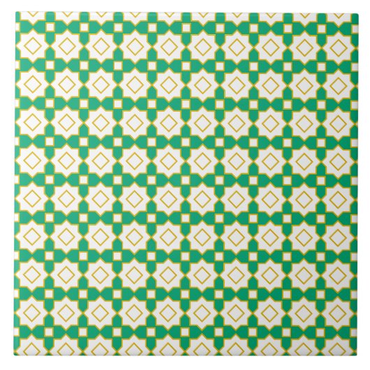Islamisches geometrisches Muster Fliese (Vorderseite)
