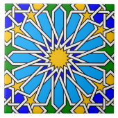 Islamisches geometrisches Muster Fliese (Vorderseite)