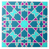 Islamisches geometrisches Muster Fliese (Vorderseite)