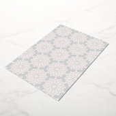 Islamisches geometrisches Muster Folien Feiertagskarte (Gedreht)