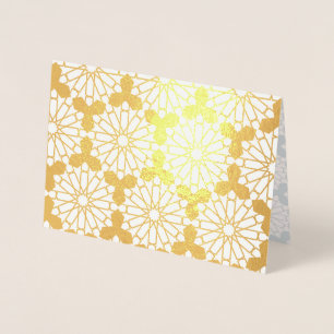 Islamisches geometrisches Muster Folienkarte