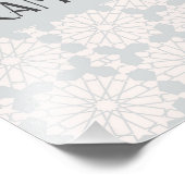 Islamisches geometrisches Muster Fotodruck (Ecke)