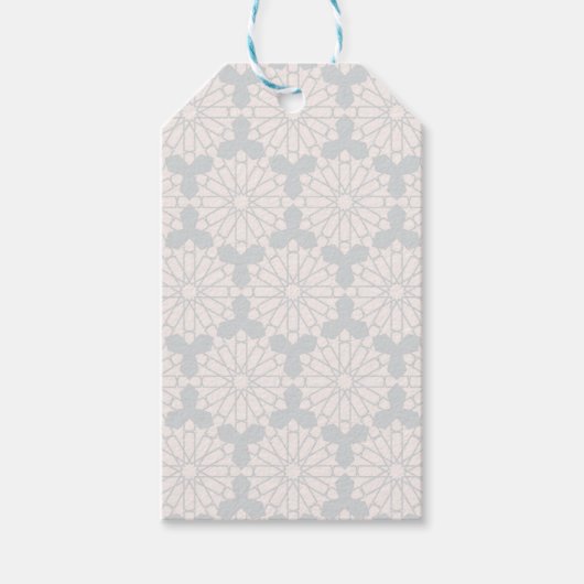 Islamisches geometrisches Muster Geschenkanhänger (Vorderseite)