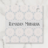 Islamisches geometrisches Muster Geschenkanhänger (Rückseite)