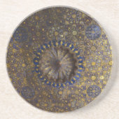 Islamisches geometrisches Muster Getränkeuntersetzer (Vorne)