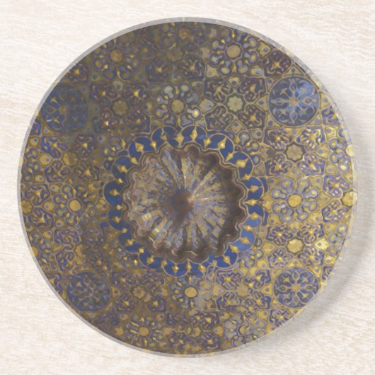 Islamisches geometrisches Muster Getränkeuntersetzer (Vorne)