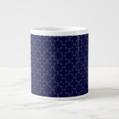 Islamisches geometrisches Muster Jumbo-Tasse (Vorderseite)