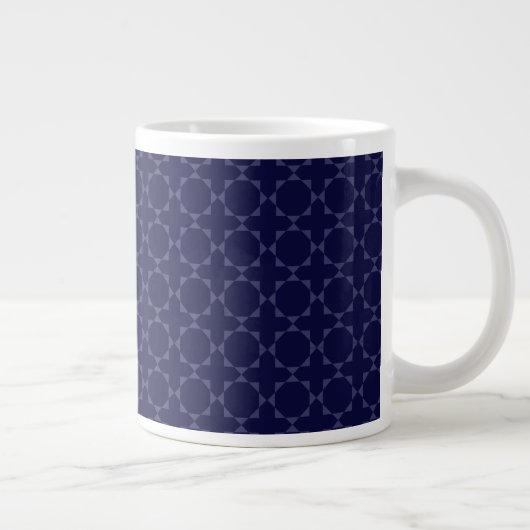 Islamisches geometrisches Muster Jumbo-Tasse (Rechts)
