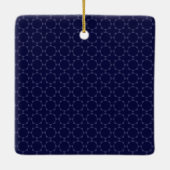 Islamisches geometrisches Muster Keramikornament (Rückseite)