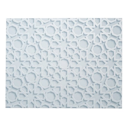 islamisches geometrisches Muster Notizblock (Vorderseite)