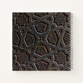 Islamisches geometrisches Muster Notizblock (Rückseite)