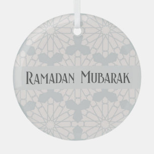 Islamisches geometrisches Muster Ornament Aus Glas