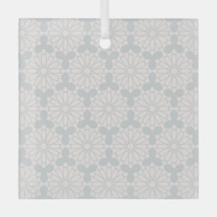 Islamisches geometrisches Muster Ornament Aus Glas