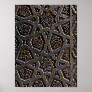 Islamisches geometrisches Muster Poster