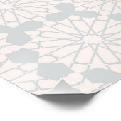Islamisches geometrisches Muster Poster (Ecke)