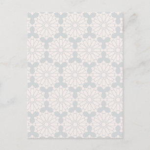 Islamisches geometrisches Muster Postkarte
