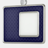 Islamisches geometrisches Muster Rahmen-Ornament Silber (Links)