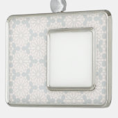 Islamisches geometrisches Muster Rahmen-Ornament Silber (Links)