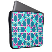 Islamisches geometrisches Muster Rickshaw Laptopschutzhülle (Vorne Rechts)