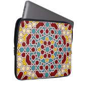 Islamisches geometrisches Muster Rickshaw Laptopschutzhülle (Vorne Rechts)