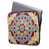 Islamisches geometrisches Muster Rickshaw Laptopschutzhülle (Vorderseite Links)